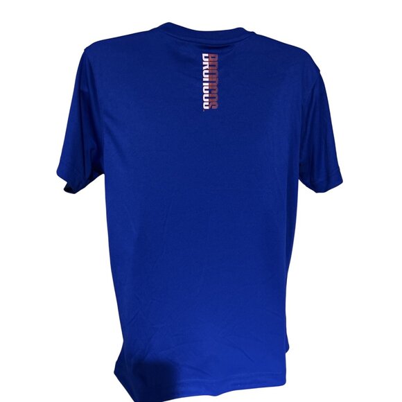 NEW Boise State BSU Broncos Colosseum Blue Crew Neck Tee Shirt Youth M 12-14 - Picture 4 of 7